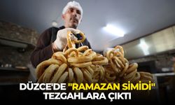 Düzce'de "ramazan simidi" tezgahlara çıktı