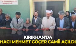 Kırıkhan'da Hacı Mehmet Göçer Camii açıldı