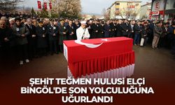 Şehit Teğmen Hulusi Elçi, Bingöl'de son yolculuğuna uğurlandı