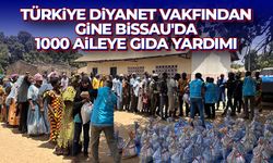 Türkiye Diyanet Vakfından Gine Bissau'da 1000 aileye gıda yardımı