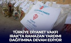 Türkiye Diyanet Vakfı, Irak'ta ramazan yardımı dağıtımına devam ediyor
