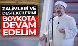 Diyanet İşleri Başkanı Erbaş, Fatih Camii’nde hutbe irad etti