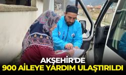 Akşehir'de 900 aileye yardım ulaştırıldı