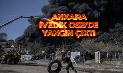 Ankara İvedik OSB'de yangın çıktı