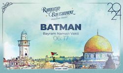 Batman için Ramazan Bayram Namazı saatleri (2024)