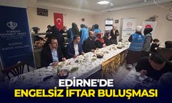 Edirne'de engelsiz iftar buluşması