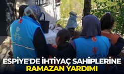 Espiye'de ihtiyaç sahiplerine Ramazan yardımı