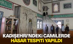Kadışehri'ndeki camilerde hasar tespiti yapıldı