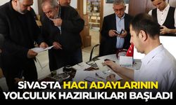Sivas'ta hacı adaylarının yolculuk hazırlıkları başladı