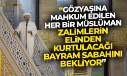 Diyanet İşleri Başkanı Erbaş, Sakarya'da Ramazan Bayramı hutbesini irat etti