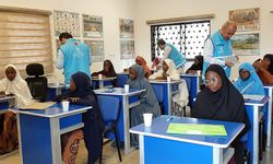 Nijeryalı öğrenciler, TDV bursu için sınav ve mülakata girdi