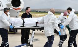Mekke'den ambulans uçakla Gaziantep'e getirildi