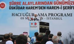 Türkiye'den ilk hac kafilesi dualarla uğurlandı