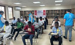 TDV, Türkiye'de eğitim görmek isteyen Ganalı öğrenciler için sınav düzenledi