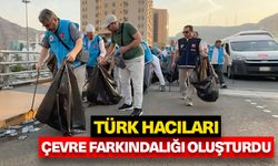 Türk hacıları "çevre farkındalığı" oluşturdu