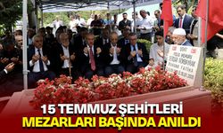 15 Temmuz şehitleri mezarları başında anıldı