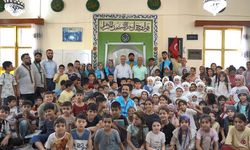 Adana’da Yaz Kur'an Kursu öğrencilerine döner ikram edildi