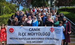 Canik'te mezun hafızlar buluştu