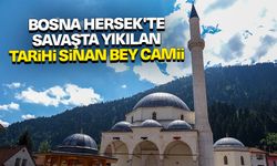 Bosna Hersek'te savaşta yıkılan tarihi Sinan Bey Camii 12 Temmuz'da ibadete açılacak