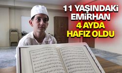 Bursalı 11 yaşındaki Emirhan, 4 ayda hafız oldu