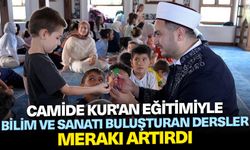 Camide Kur'an eğitimiyle bilim ve sanatı buluşturan dersler merakı artırdı