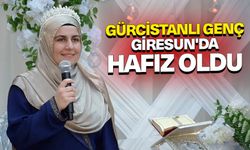 Gürcistanlı genç Giresun'da hafız oldu