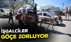 İşgalciler, Gazze'deki Filistinlileri göçe zorlamaya devam ediyor