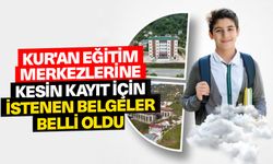 Kur'an Eğitim Merkezleri kesin kayıt için istenen belgeler belli oldu