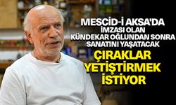 Mescid-i Aksa'da imzası olan kündekar oğlundan sonra sanatını yaşatacak çıraklar yetiştirmek istiyor