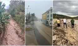 Sinop'ta sağanak sonrası bazı ev, iş yeri ve tarım arazilerini su bastı