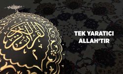 Tek Yaratıcı Allah'tır