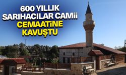 Antalya'daki 600 yıllık Sarıhacılar Camii yenilenen çehresiyle ziyaretçilerini ağırlıyor