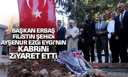 Başkan Erbaş, Filistin şehidi Ayşenur Ezgi Eygi’nin kabrini ziyaret etti