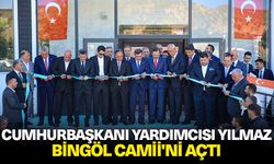 Cumhurbaşkanı Yardımcısı Yılmaz, Bingöl Camii'ni açtı