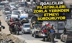 İşgalciler, Gazze'deki Filistinlileri zorla yerinden etmeyi sürdürüyor