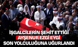 Katil İsrail askerlerince şehit edilen Ayşenur Ezgi Eygi, son yolculuğuna uğurlandı