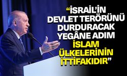 Cumhurbaşkanı Erdoğan: "İsrail’in devlet terörünü durduracak yegâne adım İslam ülkelerinin ittifakıdır”