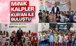 Minik kalpler Kur’an ile buluştu