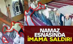 Namaz esnasında din görevlisine çirkin saldırı