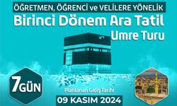 Öğretmen, öğrenci ve velilere yönelik umre turu kayıtları başladı