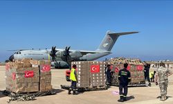 Türkiye'nin gönderdiği insani yardım Lübnan'a ulaştı