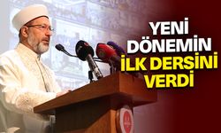 Başkan Erbaş, Diyanet Akademisi'nde yeni dönemin ilk dersini verdi