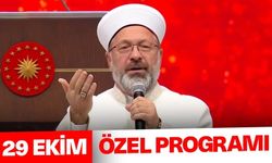 Başkan Erbaş "29 Ekim Programı"nda Dua Etti