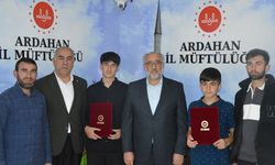 Ardahan'da hafızlar belge aldı