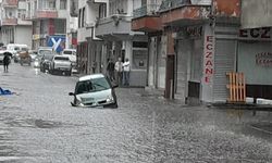 Artvin'in Hopa ilçesinde sağanak hasara yol açtı