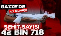 İşgalcilerin 382 gündür saldırılarını sürdürdüğü Gazze'de şehit sayısı 42 bin 718'e çıktı