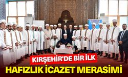 Kırşehir'de bir ilk: Hafızlık İcazet Merasimi