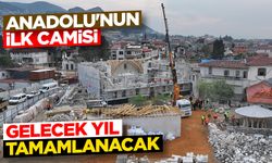 Anadolu'nun ilk camisi gelecek yıl tamamlanacak