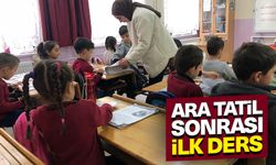 Okullarda ara tatil sonrası ilk ders zili çaldı