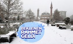 Beklenen rahmet geldi